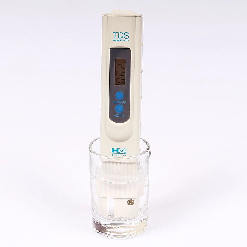 Солемер HM Digital TDS Meter 3 Hold - анализатор качества воды без термометра от компании ООО "АССЕРВИС" лабораторное оборудование и весы по низким ценам. - фото 1