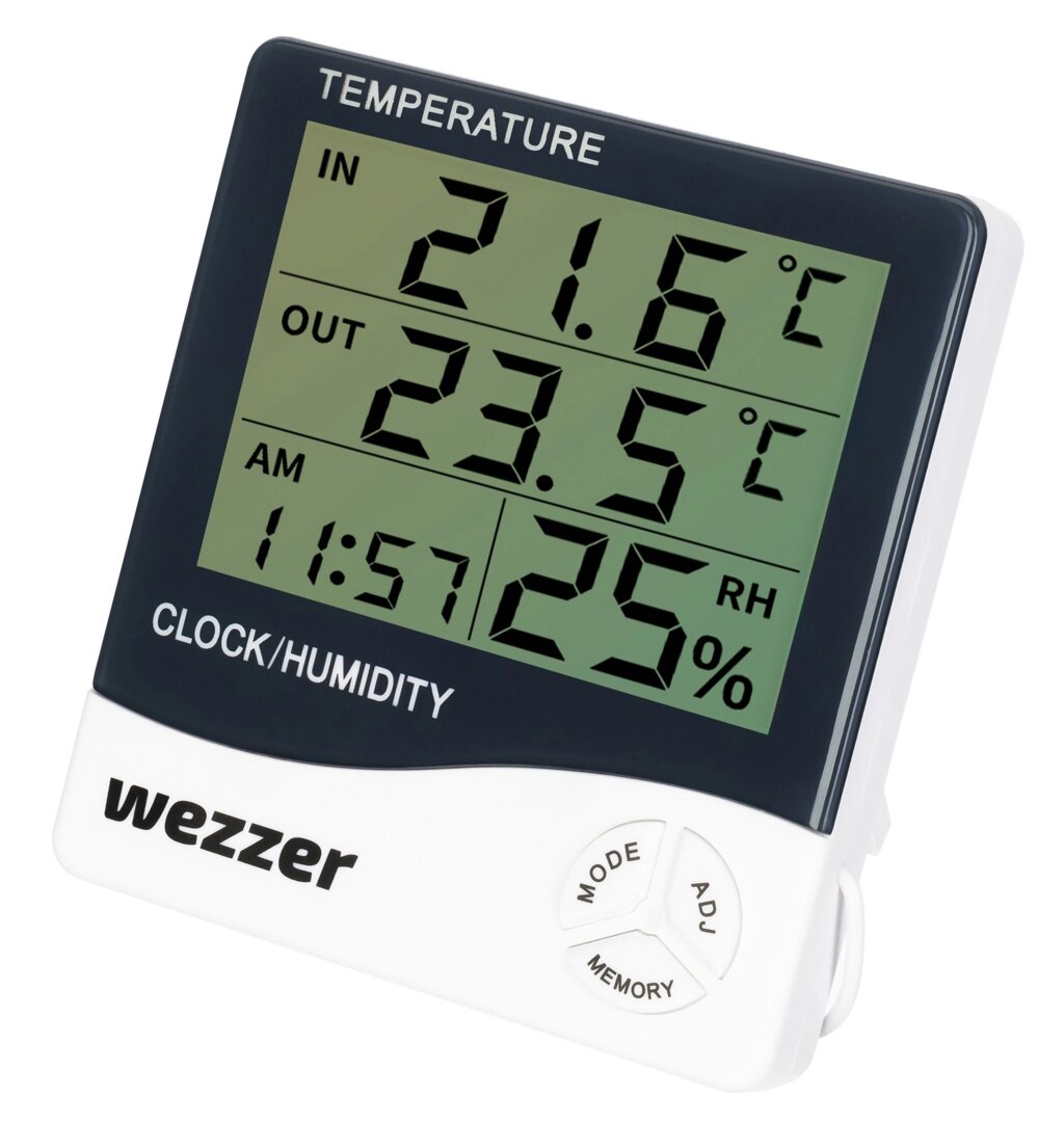 Термогигрометр Levenhuk Wezzer Teo TH10 от компании ООО "АССЕРВИС" лабораторное оборудование и весы по низким ценам. - фото 1