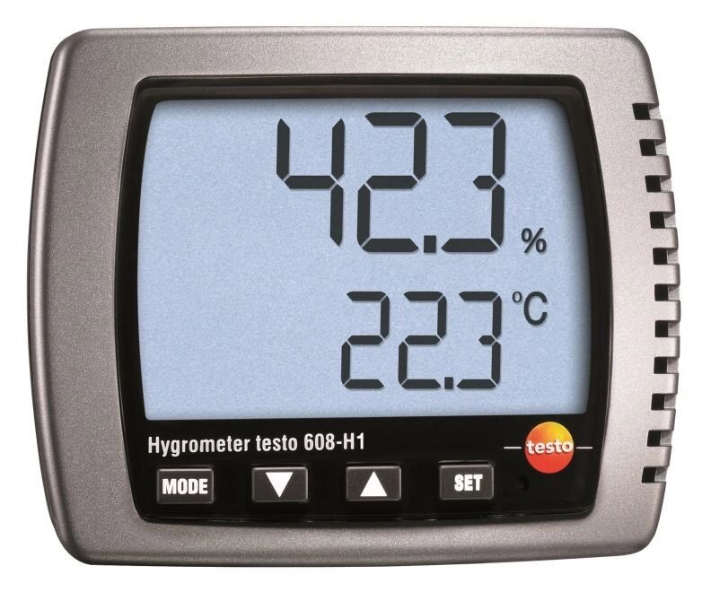 Testo 608-H2 термогигрометр с функцией сигнализации от компании ООО "АССЕРВИС" лабораторное оборудование и весы по низким ценам. - фото 1