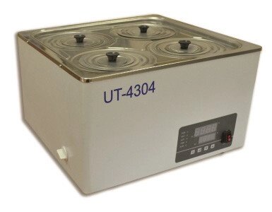 UT-4304 баня водяная четырёхместная от компании ООО "АССЕРВИС" лабораторное оборудование и весы по низким ценам. - фото 1