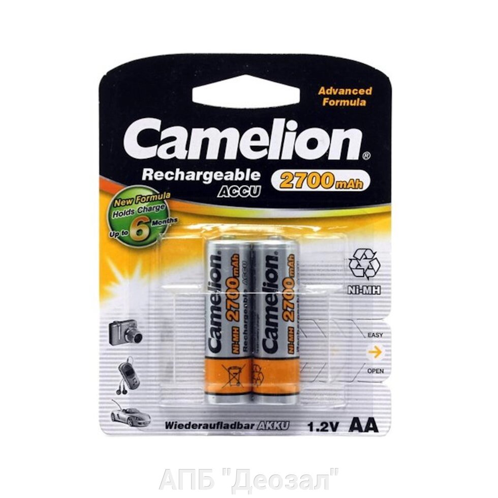 Aккумулятор Camelion R6 2700 mAh от компании АПБ "Деозал" - фото 1
