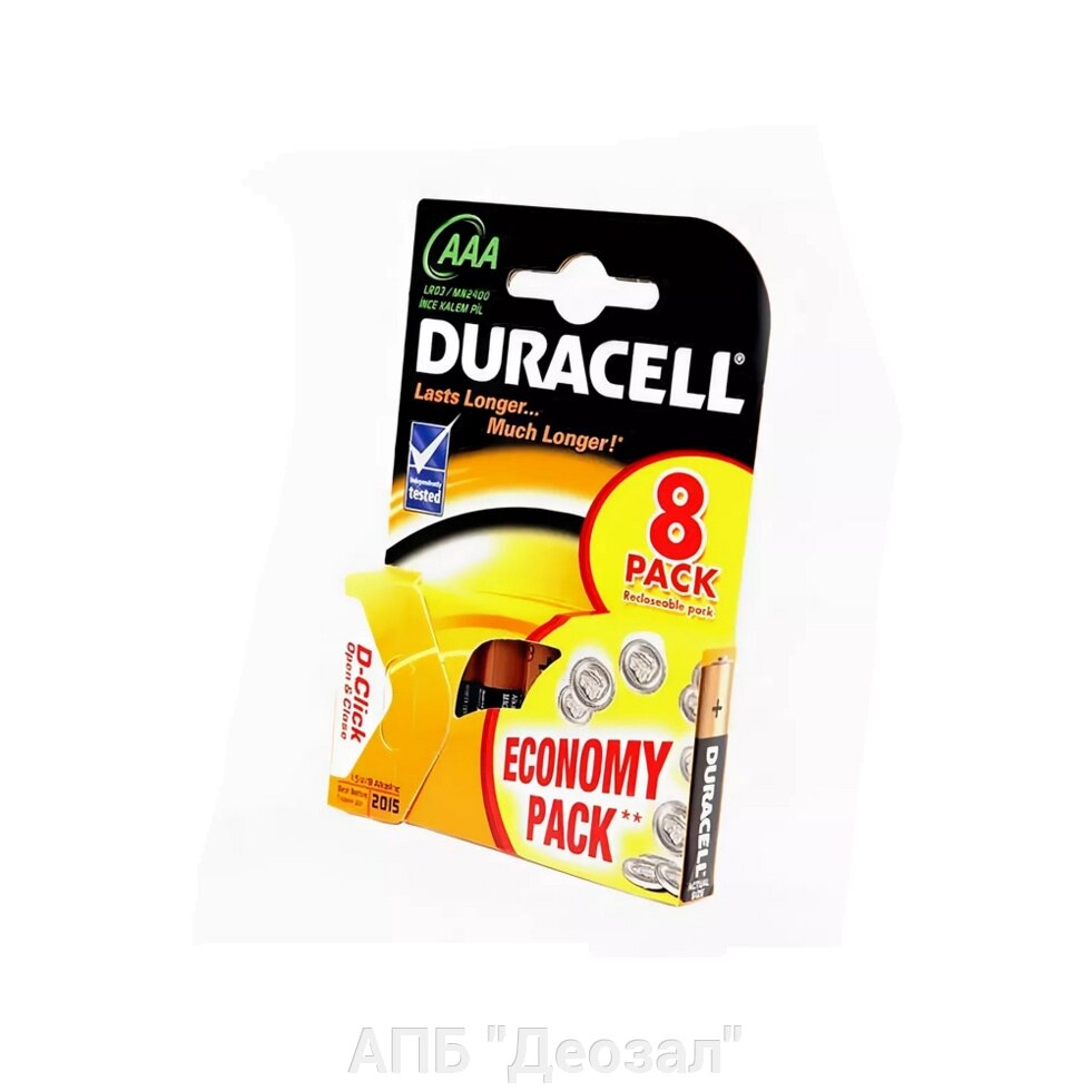 Элемент питания Duracell Procell LR03/286 от компании АПБ "Деозал" - фото 1