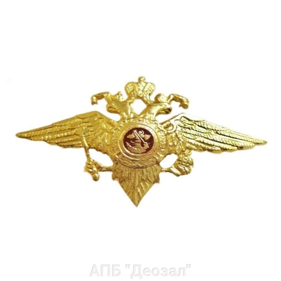 Эмблема на пилотку МВД от компании АПБ "Деозал" - фото 1