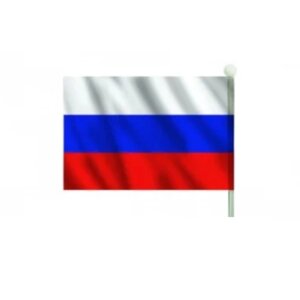 Флаг РОССИИ автомобильный с кронштейном