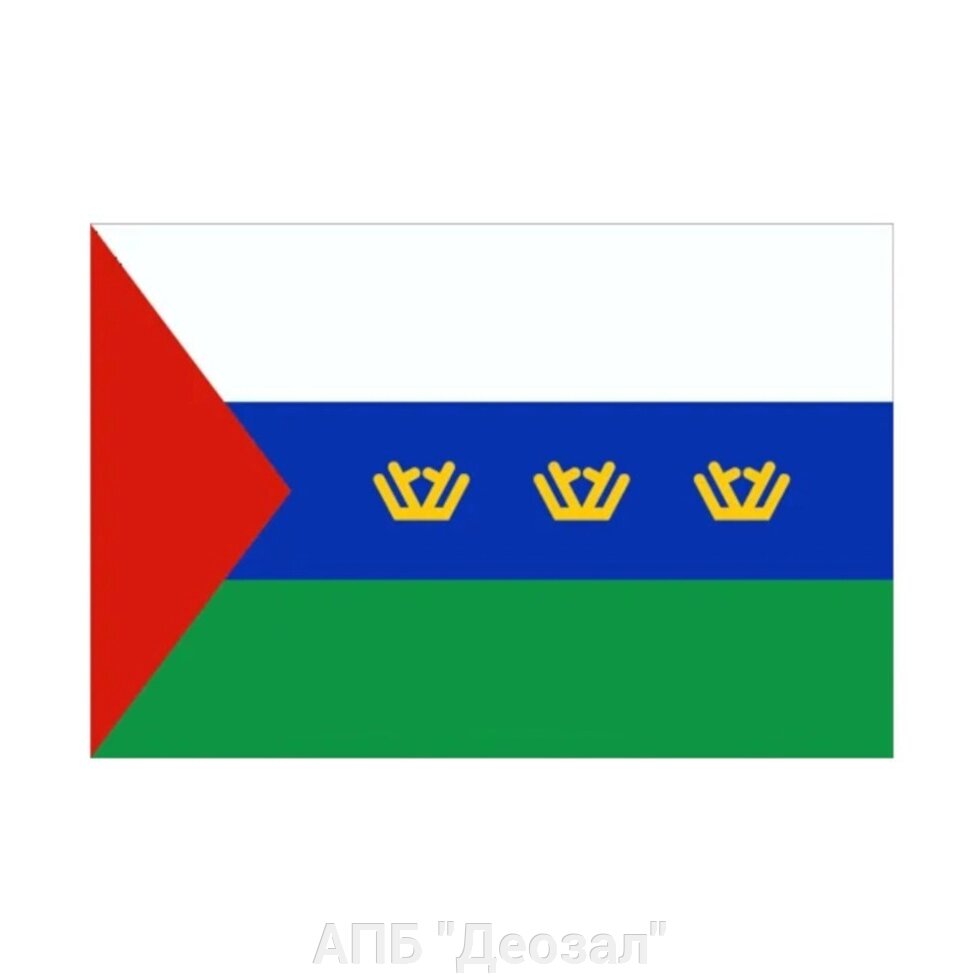 Флаг Тюменской области (90х135) от компании АПБ "Деозал" - фото 1