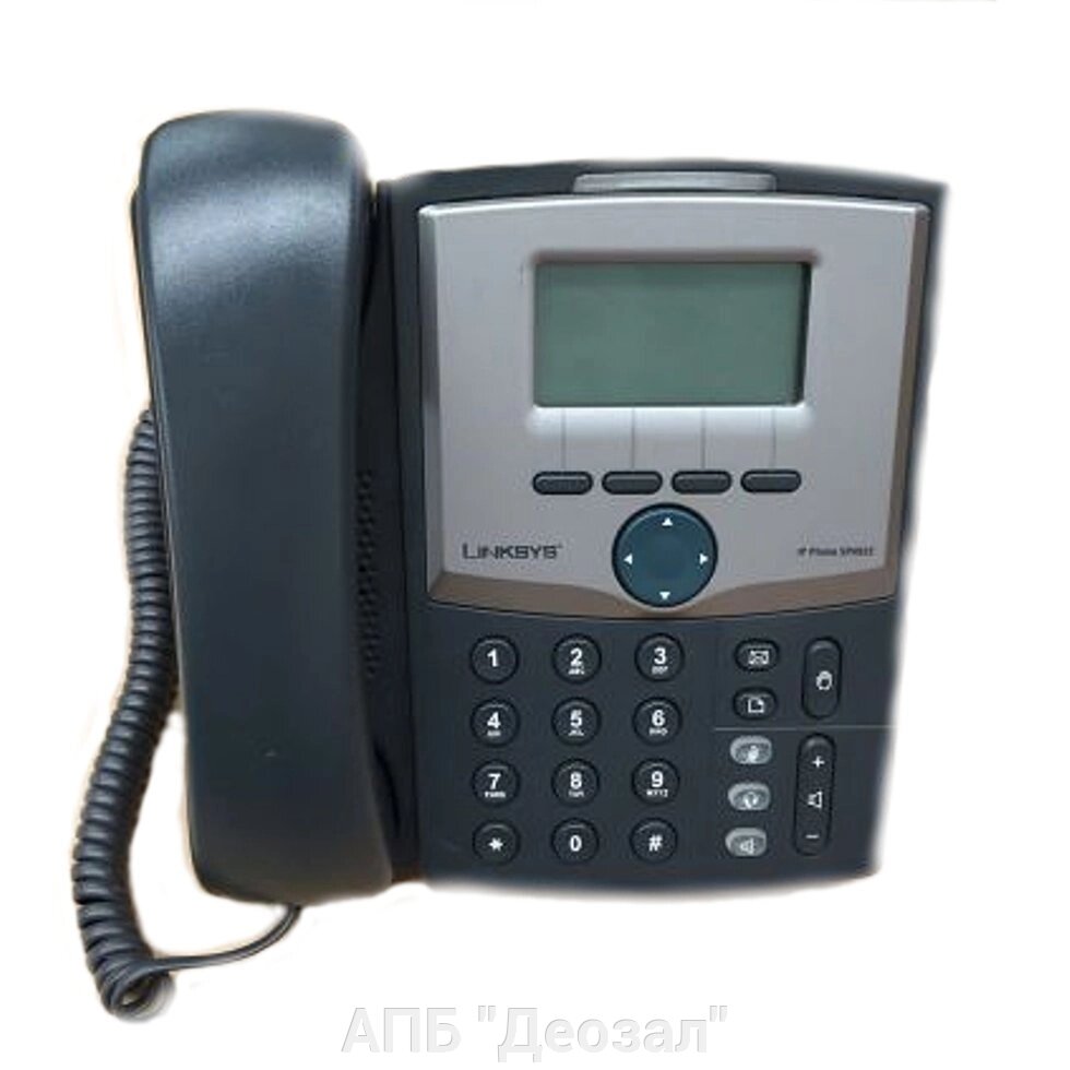 IP телефон Linksys SPA922 (caller ID, тел. память 100 номеров, ЖК-дисплей c подсветкой, спикерфон, 2х от компании АПБ "Деозал" - фото 1