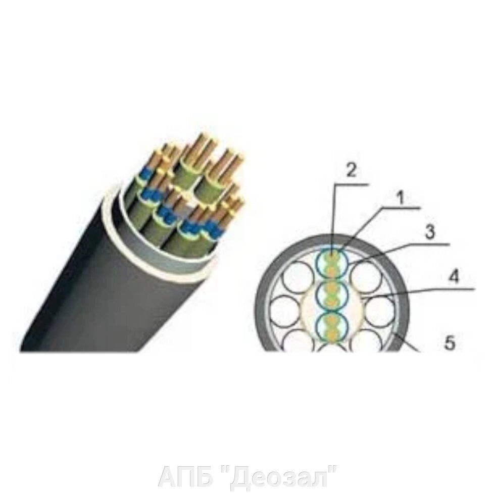 Кабель телефонный ТППэп 10*2*0,4 от компании АПБ "Деозал" - фото 1