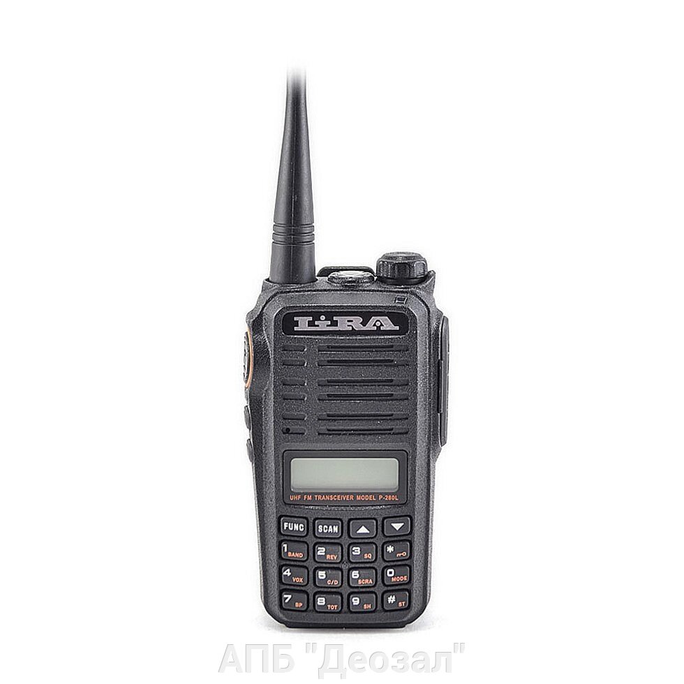 Lira P-280L (400-470 МГц) Радиостанция портативная (Аккумулятор Li-Poly, 7.4 В, 2500 мАч) от компании АПБ "Деозал" - фото 1