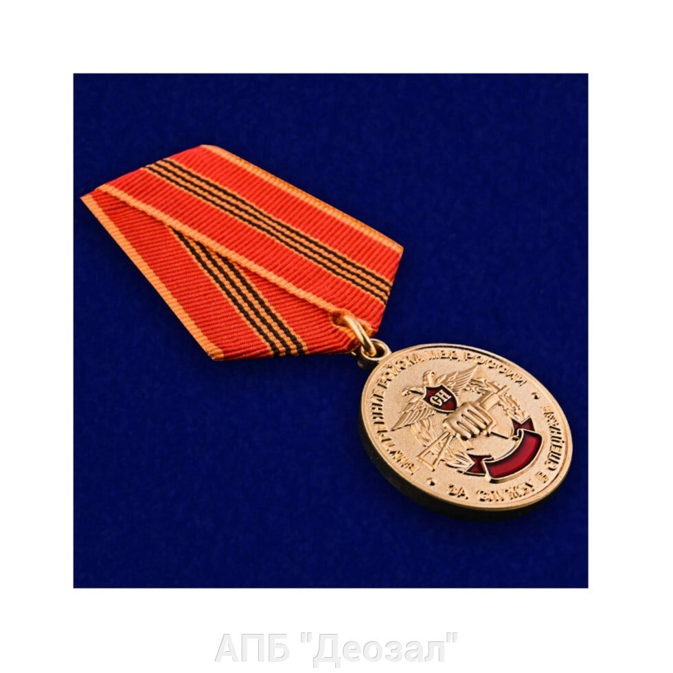 Медаль "За службу в Спецназе ВВ" от компании АПБ "Деозал" - фото 1