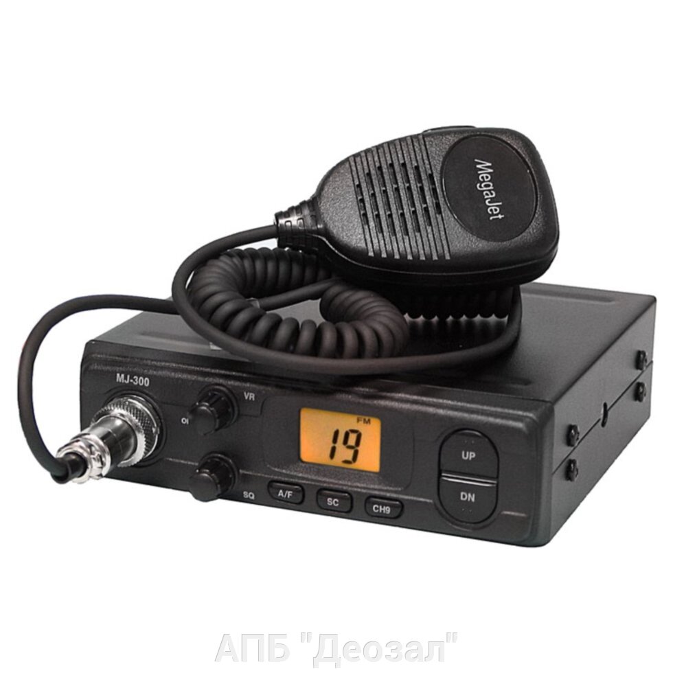 MegaJet 300 TURBO 27 МГц  Радиостанция автомобильная от компании АПБ "Деозал" - фото 1