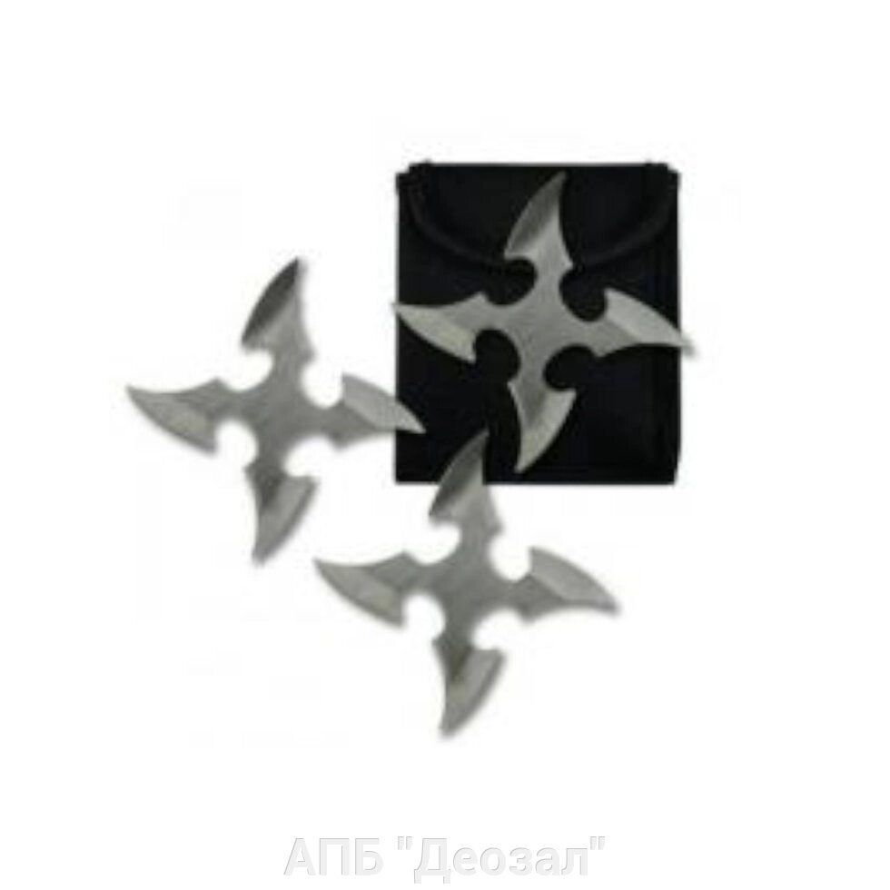 Метательные звездочки (комплект 3 шт.) в ассортименте от компании АПБ "Деозал" - фото 1