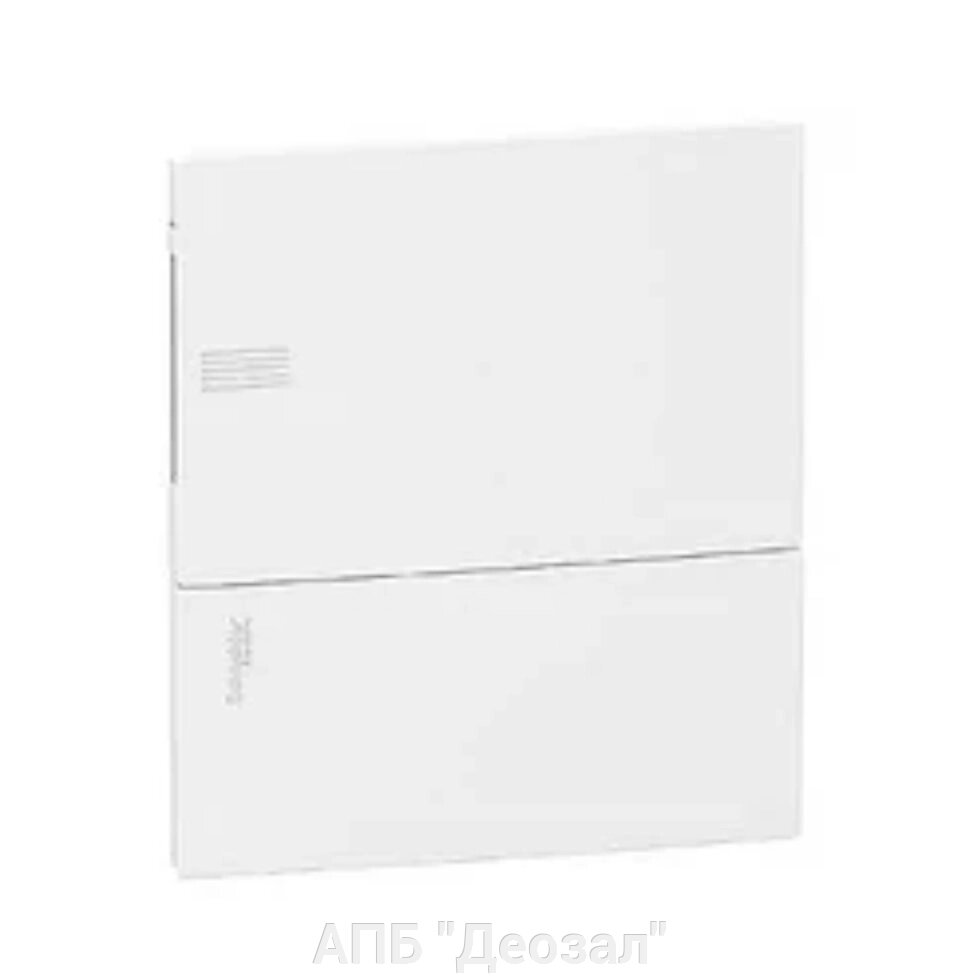 MIP12106 Schneider Electric Mini Pragma Щит настенный, 1 ряд, 6 модулей, белая дверь, с клеммными колодками от компании АПБ "Деозал" - фото 1