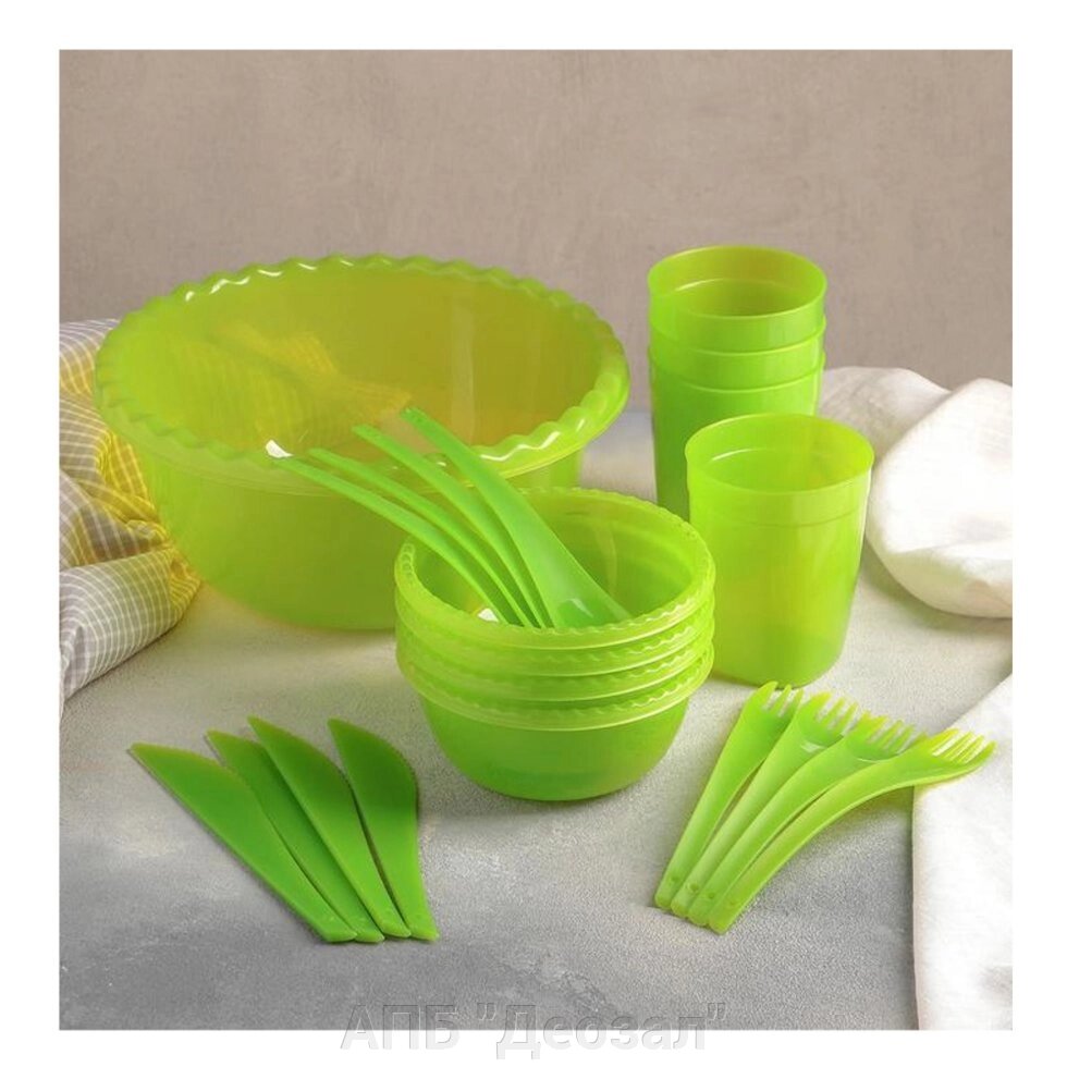 Набор посуды на 4 персоны "Фазенда" от компании АПБ "Деозал" - фото 1