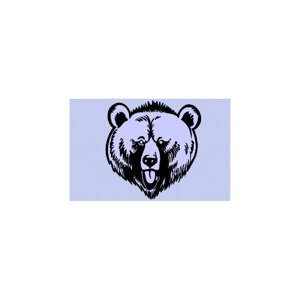 Наклейка виниловая Медведь