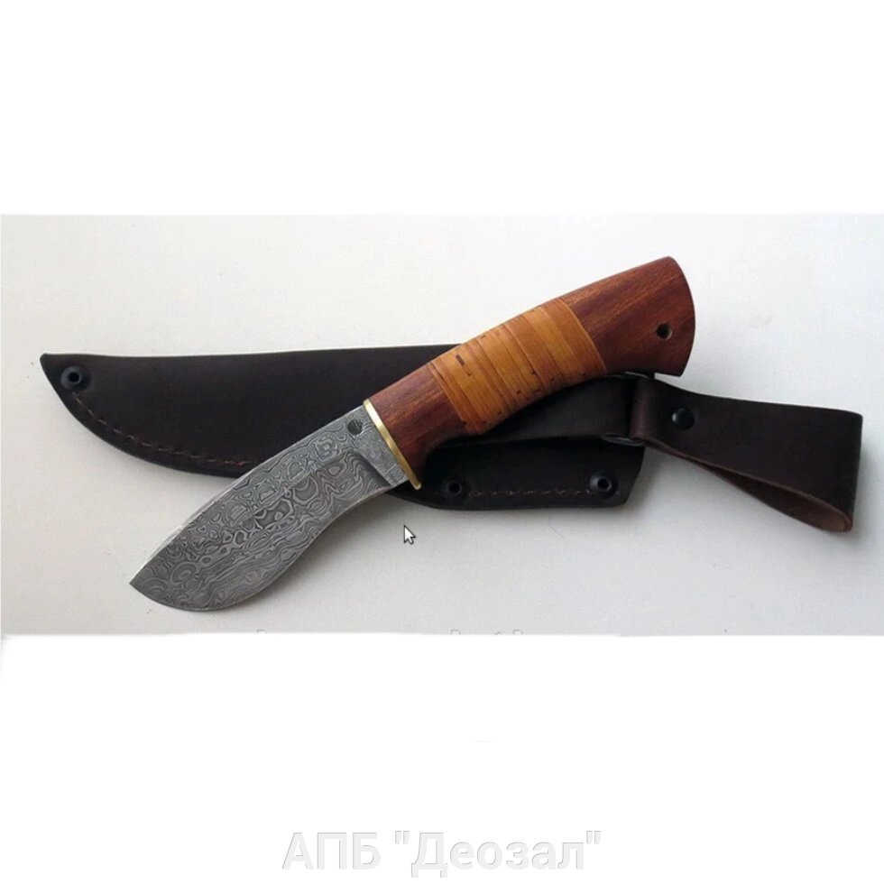 Нож дамасская сталь БЕРЕСТА в ассортименте от компании АПБ "Деозал" - фото 1