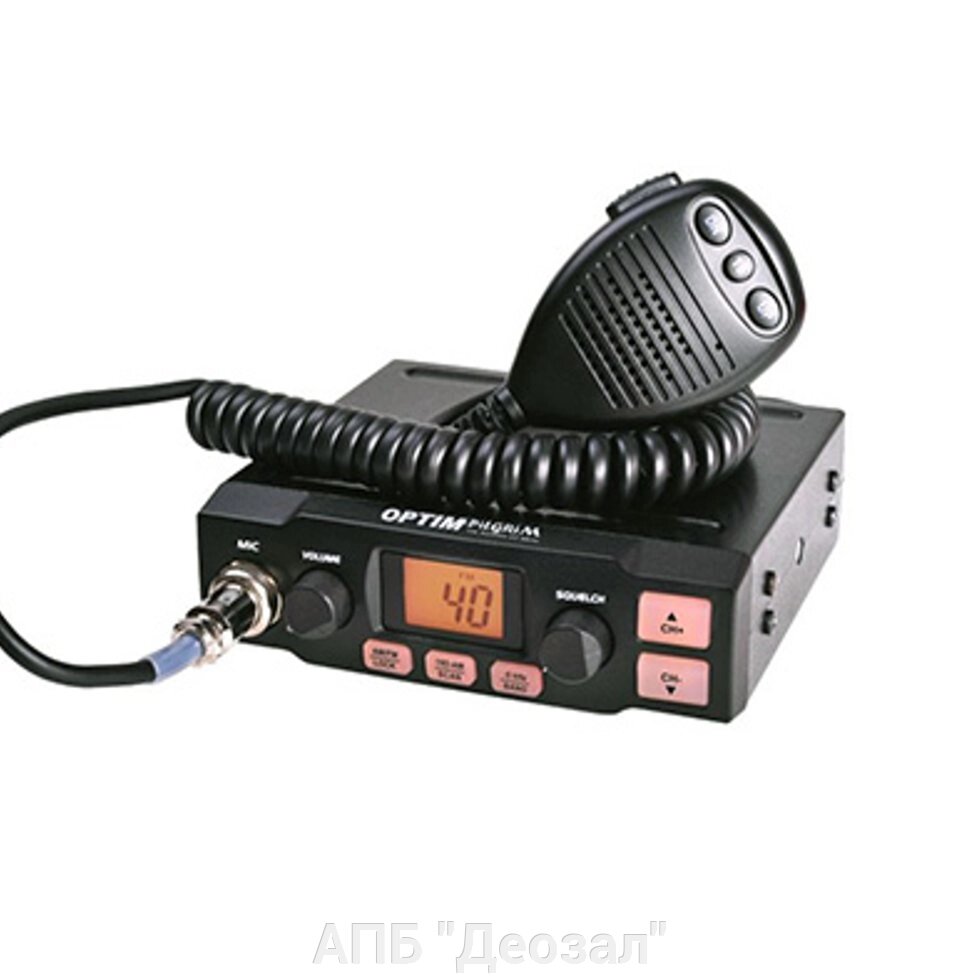 Optim-Piligrim радиостанция автомобильная (27МГц, 40Ch, AM/FM) от компании АПБ "Деозал" - фото 1