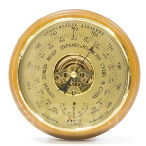 Барометр с термометром БТК-СН 8 (золото)