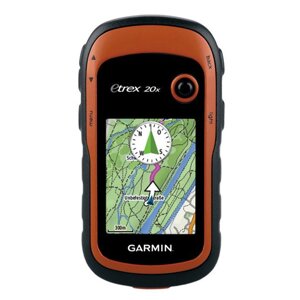 Навигатор Garmin eTrex 20 Глонасс - GPS с картой памяти 4 ГБ с картами России