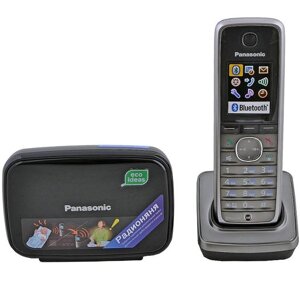 Радиотелефон DECT Panasonic KX-TG8611RUM (Радионяня, Bluetooth)