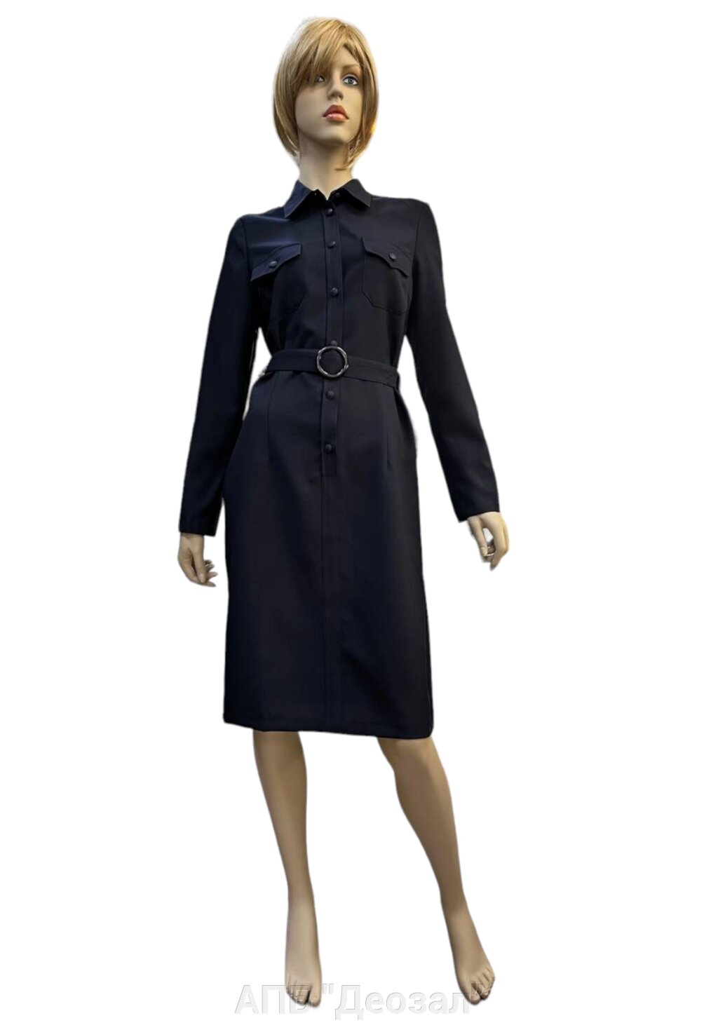 Платье полиции СОФИЯ ткань габардин с длинным рукавом от компании АПБ "Деозал" - фото 1