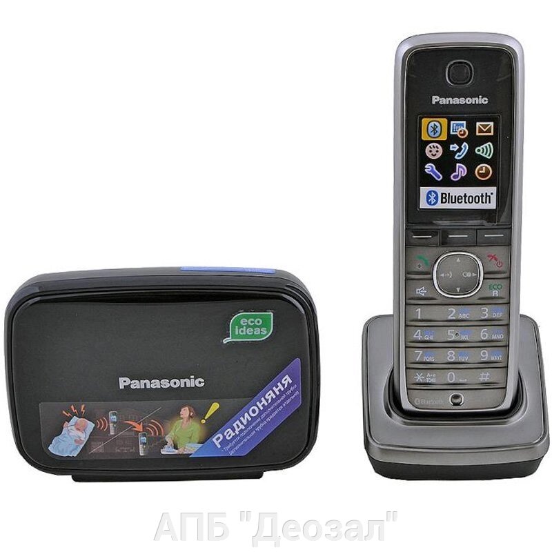 Радиотелефон DECT Panasonic KX-TG8611RUM (Радионяня, Bluetooth) от компании АПБ "Деозал" - фото 1