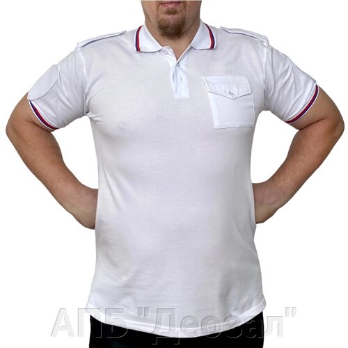 Рубашка "Поло" МВД белая