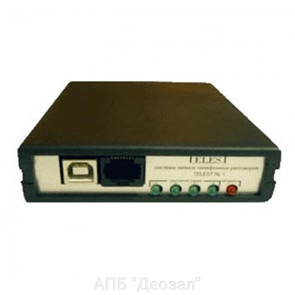 Telest RL1 Система записи телефонных разговоров на компьютер по USB порту (4 линии) от компании АПБ "Деозал" - фото 1