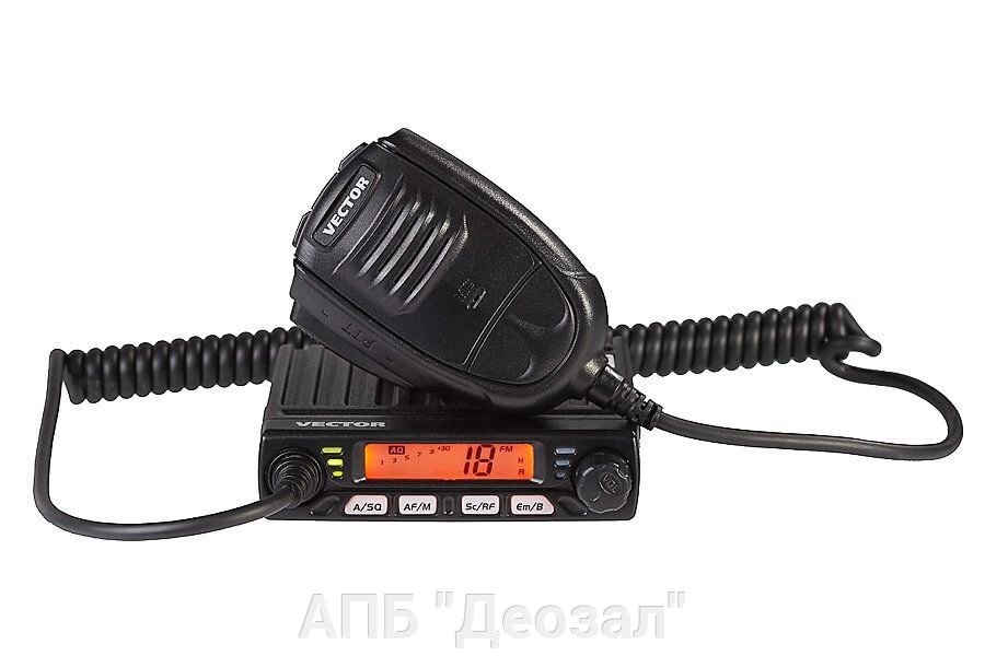 Vector VT-27 SMART 10 Вт 27 МГц Радиостанция автомобильная от компании АПБ "Деозал" - фото 1