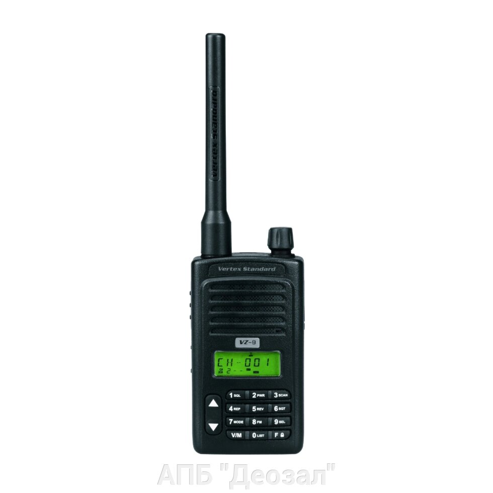 Vertex VZ-9 403-470 МГц Радиостанция портативная (в комплекте с антенной, ЗУ, АКБ 900 мАч NiMH) от компании АПБ "Деозал" - фото 1