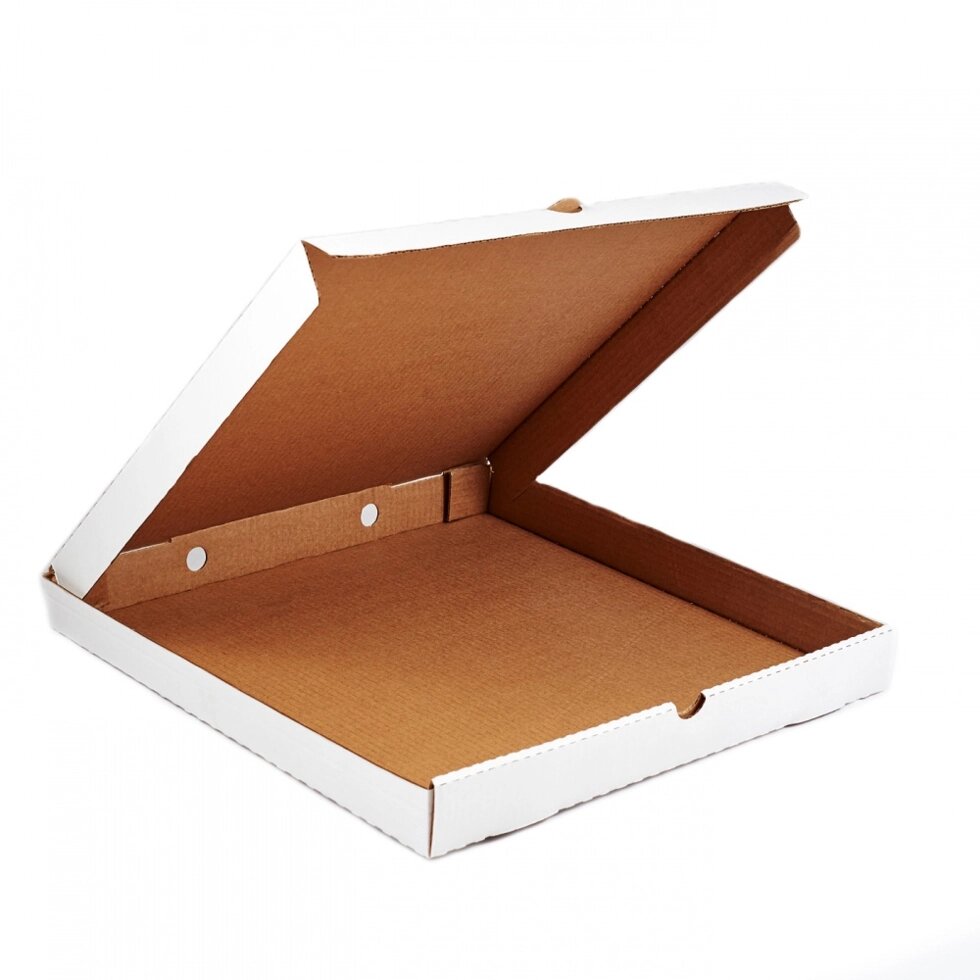 Бумажная коробка для пиццы 250*250*35  Крафт/бурая от компании Геа-Пак ООО - фото 1
