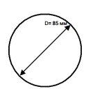 Этикетка D=85 мм многоцветная от компании Геа-Пак ООО - фото 1