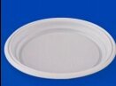 Одноразовая пластиковая тарелка без секции 220мм - опт