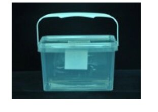 Пластиковый прозрачный контейнер с пломбой и ручкой 2,0 л. - характеристики