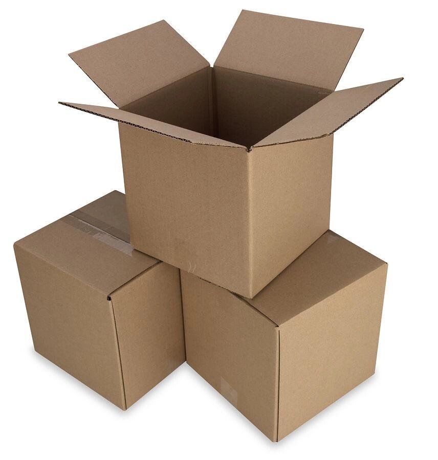Картонная коробка - 150*150*150 - Т23 - Бурый B от компании LexxpacK - Магазин Упаковки - фото 1