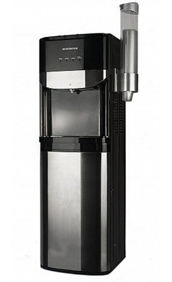Кулер (диспенсер) ECOCENTER A-X605 с нижней загрузкой бутыли, черный от компании LexxpacK - Магазин Упаковки - фото 1