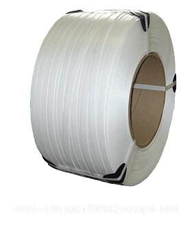 Лента полипропиленовая 15*0,8 - белая - КВ от компании LexxpacK - Магазин Упаковки - фото 1