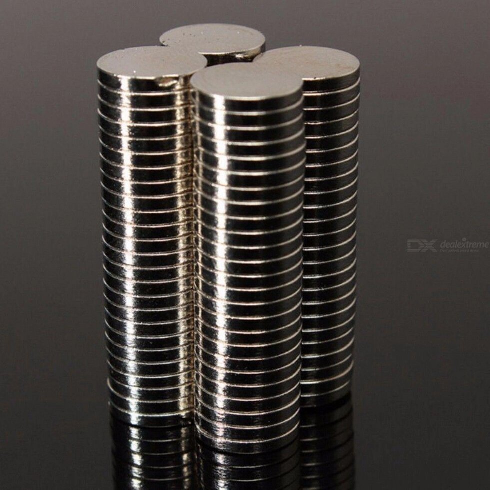 Нодимов магнит диск - 10х1.2мм N35 от компании LexxpacK - Магазин Упаковки - фото 1