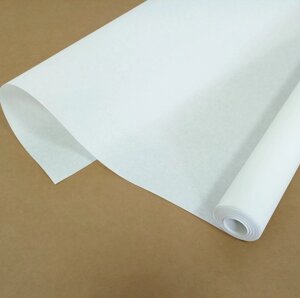 Крафт-бумага белая 96см ширина, 50м - намотка