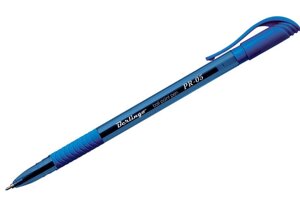 Ручка шариковая 0.7 мм трехгран прозр корп de Vente