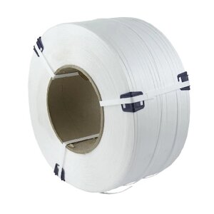 Лента ПП - 15*1,0 белая (1,2 км)