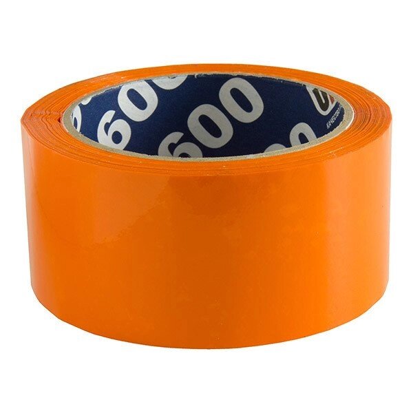 Скотч (48мм*66м) - 45 мкм, упаковочный - оранжевый от компании LexxpacK - Магазин Упаковки - фото 1