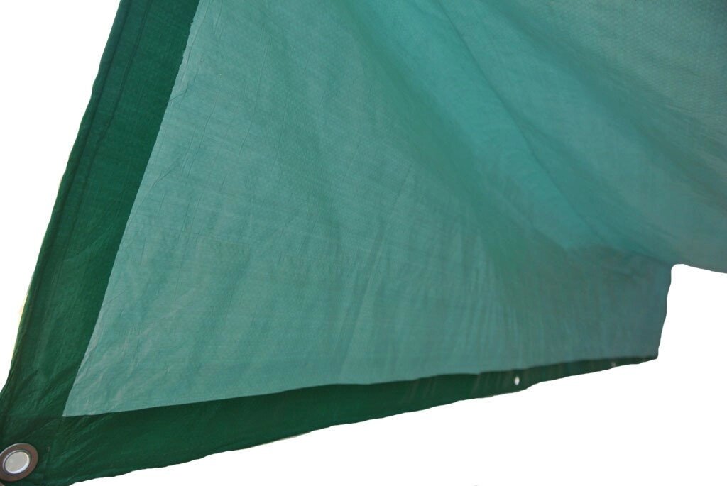 Тенты 10 х 12 - 120 м2, 120 г/кв. м - зелено-серебристый от компании LexxpacK - Магазин Упаковки - фото 1
