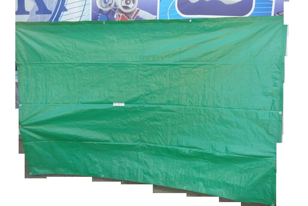 Тенты 4 х 8 - 32 м2, 120 г/кв. м - зелено-серебристый от компании LexxpacK - Магазин Упаковки - фото 1