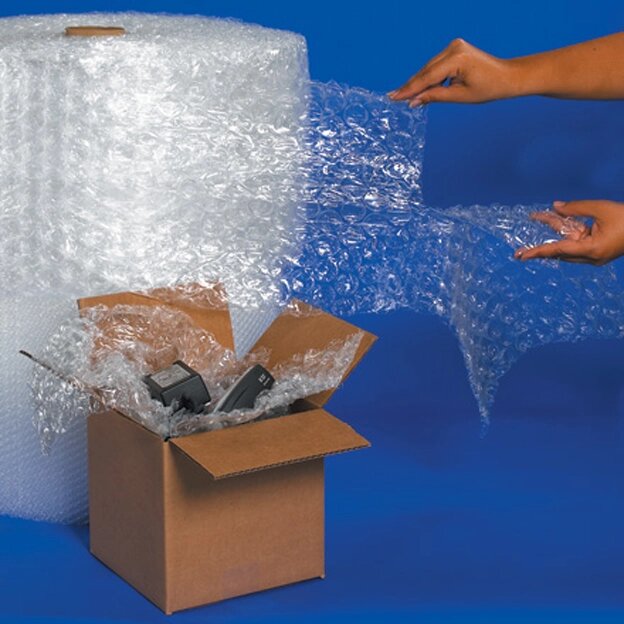 Воздушно-пузырчатая пленка - 3-х слойная - (100гр/м2) 1,5м х 50м, 75м2 рулон (25 большой пузырь) от компании LexxpacK - Магазин Упаковки - фото 1