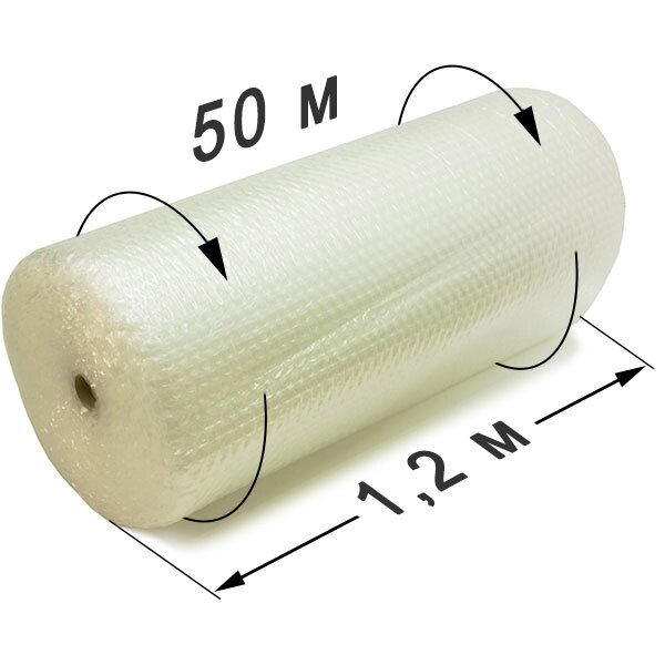 Воздушно пузырчатая пленка (double mini) 2х (1,2м* 50п/м) 60м2 от компании LexxpacK - Магазин Упаковки - фото 1