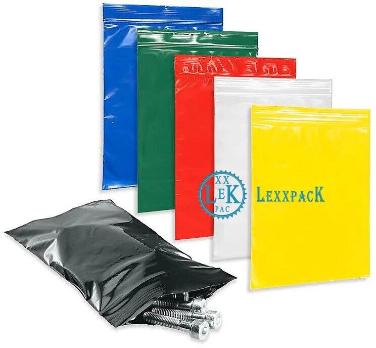 Зип-пакет - 04х06 - 50мкм - цветные (100шт.) от компании LexxpacK - Магазин Упаковки - фото 1