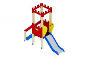 Горка игровая "Королевство" для детей, высота 750 мм