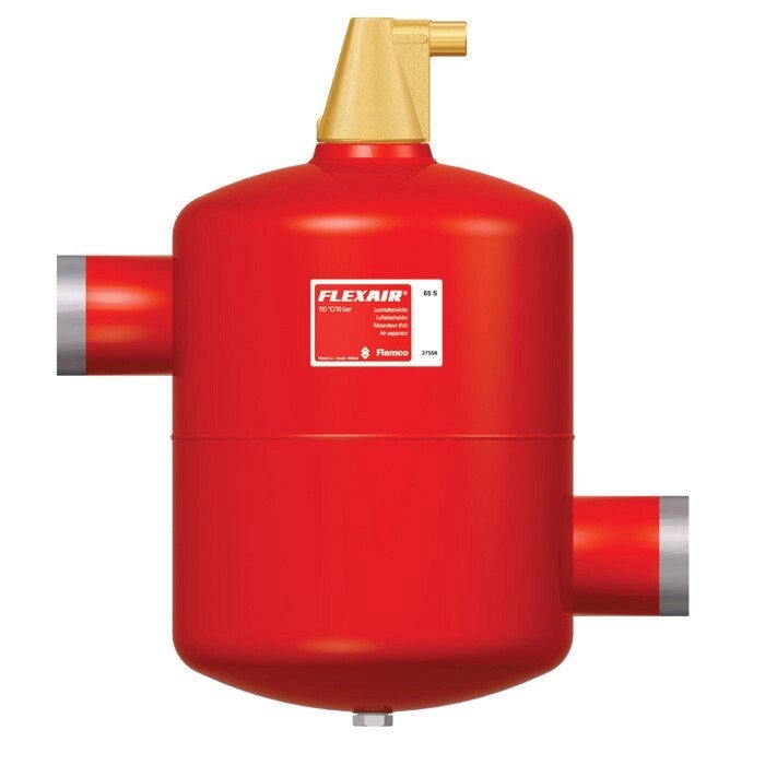 Сепаратор воздуха для отопления Flamco Flexair S (сварное соединение), 10 бар - преимущества