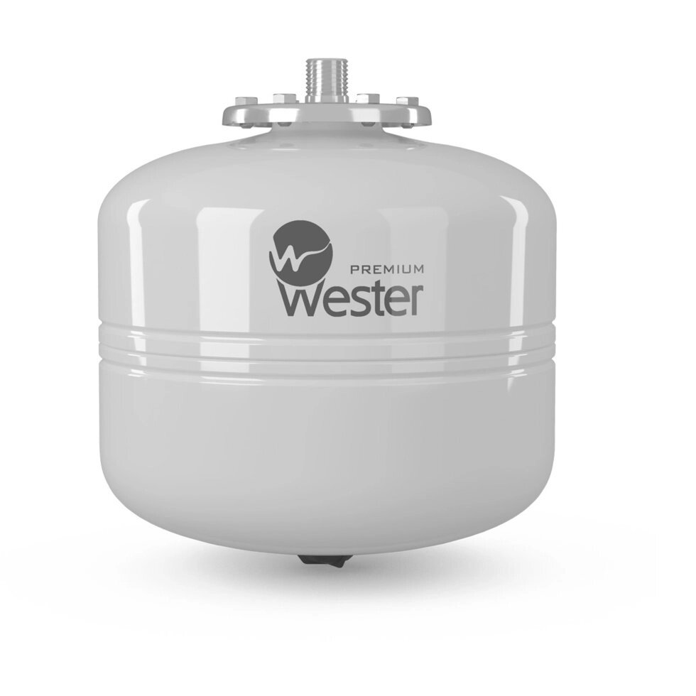 Расширительный бак для ГВС и гелиосистем Wester Premium WDV12 (12 л, 12 бар) нерж. контрфланец - гарантия