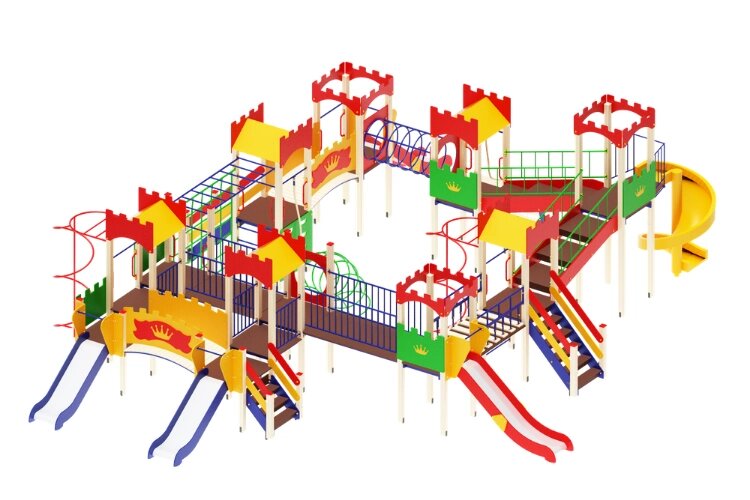 Детский игровой комплекс Замок H=900, 1200, 2000 - Россия